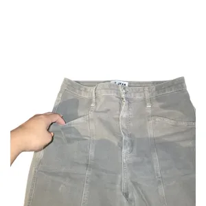 Le Jean Green High Rise Straight Leg Sasha‎ Pants Size: 27 thumbnail 6