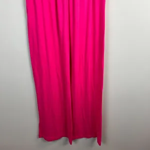 Pretty Garden Jumpsuit Womens Medium Bright Pink Wide Leg Pleated Sleeveless NEW thumbnail 3