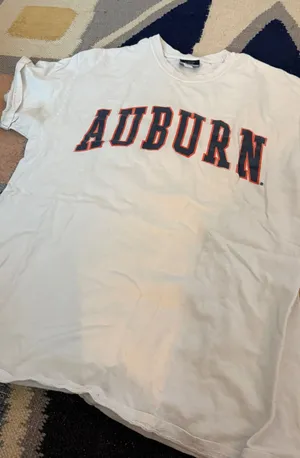 Auburn T Shirt White thumbnail 1