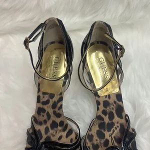GUESS Leopard Print and Patent Leather‎ Strappy Heels BIN 12 thumbnail 7