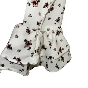 SABO SKIRT Gorgeous Cream Floral Off-Shoulder L/S Lexi‎ Top NWT Size Small thumbnail 3