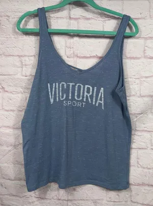 Victoria Sport Women's Blue Tank Top Size Large thumbnail 1