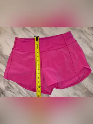 Lululemon Speed Short Pink Running Shorts Athletic Workout Size 6 thumbnail 4