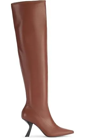 KARL LAGERFELD Paris Womens Shoes women's boots Cognac 7 NIB thumbnail 1