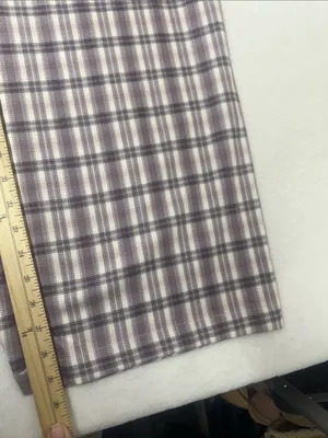 No Boundaries Mauve Plaid Wide-Leg Pants These run big I’m a M/L and they fit me thumbnail 6