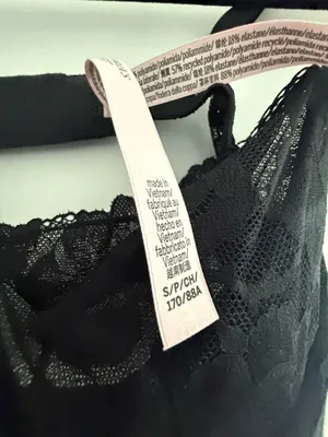Victoria's Secret Black Lace-Trim Slip Chemise thumbnail 3