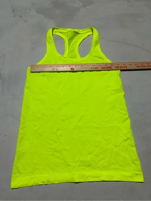 Lululemon swiftly tech Neon Yellow Racerback Tank Top 6 thumbnail 3