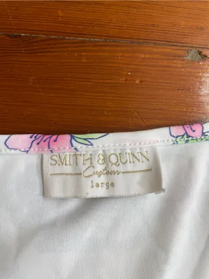 Smith & Quinn Delaney Reynolds Lake Oconee Resort Wear Tiered Mini Dress Sz L 🧡🎀 thumbnail 10