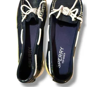 Sperry Top Side Navy Blue Angelfish Casual Boat Shoes Sz 7‎ thumbnail 4
