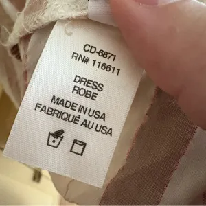 ANTHROPOLOGIE AMADI Alisha Striped Maxi Dress‎ Size XS thumbnail 7