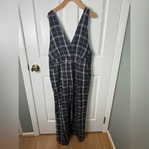Free People Mara Overalls Black Combo 6 thumbnail 3