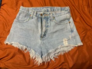 High-Rise Wrangler Shorts Denim thumbnail 1