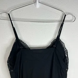 Jaclyn Smith Black Lace Trim Slip Dress - Size Small thumbnail 9