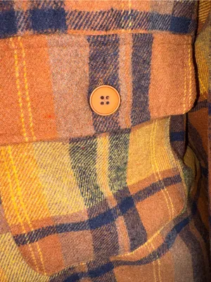 SheIn Plaid Trench Coat in Mustard & Brown thumbnail 6