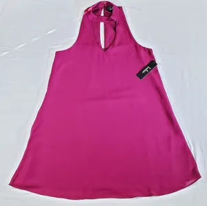 NWT Lulu's Chocker Magenta Swing Mini Dress. thumbnail 4