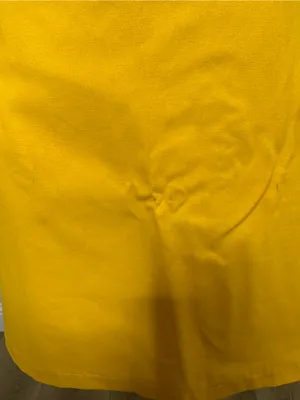 NWT Utility Yellow Mini Skirt size: large Size M thumbnail 4