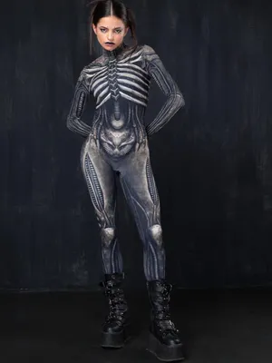 Badinka Xenomorph Bodysuit Costume Sexy Alien Medium thumbnail 2