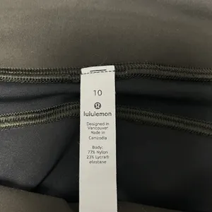 Lululemon Invigorate High Rise Tight 25” Leggings In Dark Olive Women’s Size 10 thumbnail 10