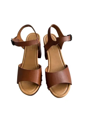 MADDEN GIRL Brown Tan Platform Sandals Size 9.5 thumbnail 10