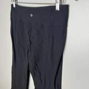 Lululemon Wunder Under Pant Reversible Black / Transition Fall 12 Quilt 30 sz 8 thumbnail 5