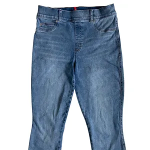 Spanx Jean-ish Ankle Leggings Wmns Large High Rise Skinny Denim Medium Wash Blue thumbnail 5