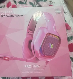 Ziumier pro gaming headset Pink thumbnail 1