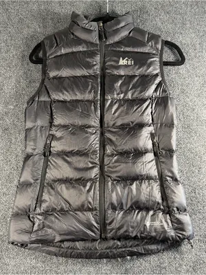 REI Co-op Down Vest Women's XS Black Pertex Quantum Packable Puffer thumbnail 1
