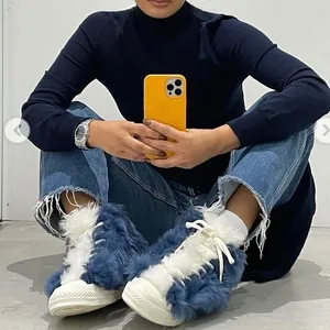Converse x‎ Ambush Chuck 70 Fuzzy High Navy White thumbnail 1