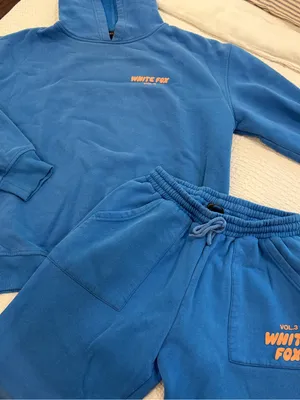 White fox blue azure sweatset vol. 3 size s/m!! Sweatpants and sweatshirt! thumbnail 2