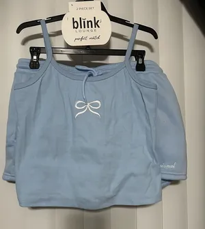 Blink Blue Lounge Set with Bow Detail thumbnail 1