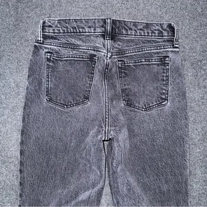 Abercrombie & Fitch Straight Leg Mid Rise Curve Love Black Jeans Sz 25 / 0 LONG thumbnail 5
