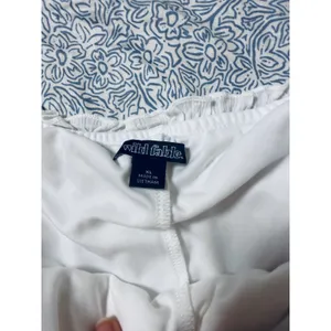 NWT Wild Fable White Ruffled Skort Drawstring Tiered Size XL Women Lightweight thumbnail 4