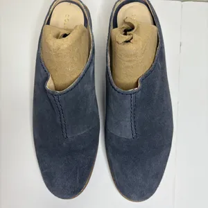 Cole Haan Suede‎ Block Heel Mules Women's Slip On Shoes Blue Size Unknown thumbnail 8