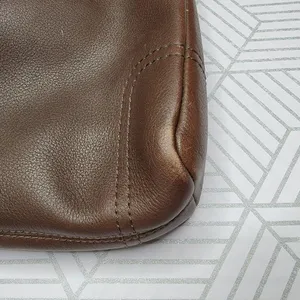 Coach Chelsea Brown Leather Turn Lock thumbnail 7