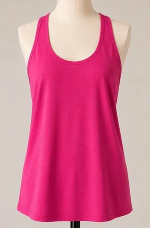 Nike Dri-FIT‎ Womens Racerback Tank Top Pink Training Gym Shirt Small thumbnail 1