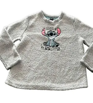 Disney LILO & STICH fleece top sleepwear thumbnail 1