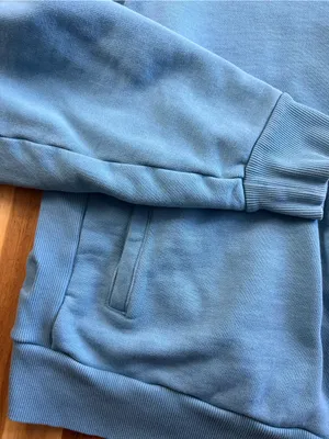 Adidas Skateboarding Quarter Zip Sweatshirt XL Blue Mock Neck Pullover Logo thumbnail 4