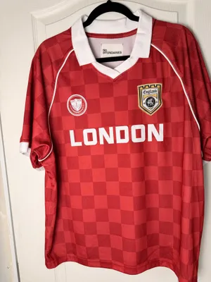 No Boundaries Red Soccer Jersey with White Accents thumbnail 4
