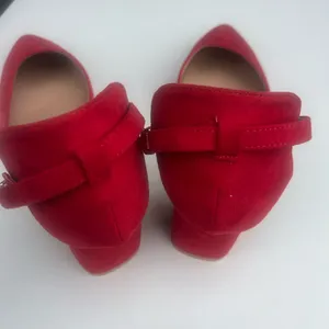 Chic Red Ankle Strap Heels thumbnail 5
