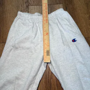 Champion Reverse Weave Gray Heather Sweatpants Raw Hem Womens Small Loungewear thumbnail 8