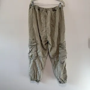 ALLSAINTS‎ Frieda Denim Trouser Cargo Pants in Green Size 12 thumbnail 5