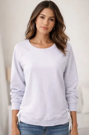 Aerie Light Purple Relaxed Sweatshirt Size Medium thumbnail 1