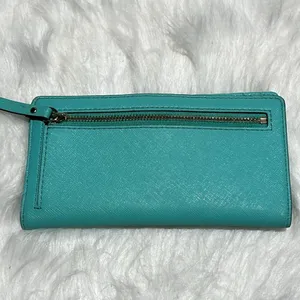 KATE SPADE Cherry Lane Stacy Bright Beryl‎ Leather Wallet thumbnail 5