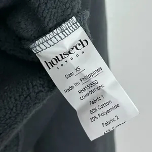 HOUSE OF CB Mirage Cotton Blend Hoodie in Slate Size X-Small thumbnail 9