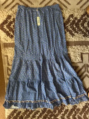 NWT max studio tiered maxi skirt thumbnail 1