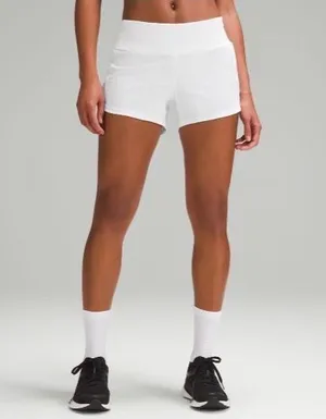 Lululemon White Speed Shorts thumbnail 1