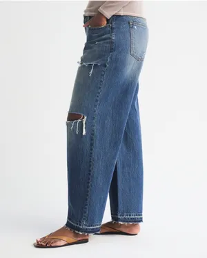 Curve Love Low Rise Ultra Loose Jeans thumbnail 4