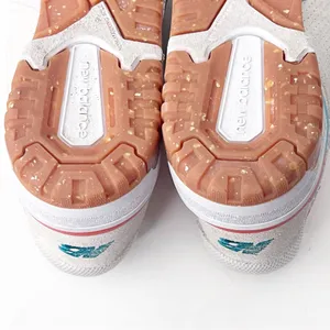 NEW BALANCE 550 Sea Salt Verdigris Speckled Soles Sneakers 8.5 Ortholite Comfort thumbnail 12