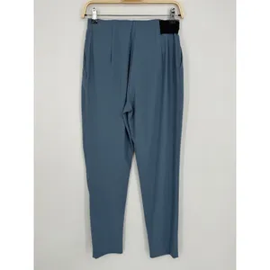 ADAY Turn It Up Pants Size Small Lake Blue High Waist Tapered Pleated Workwear thumbnail 7