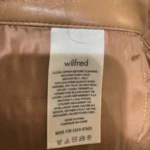 Wilfred Melina‎ Vegan Leather Pants Women 0 Tan Brown Camel High Rise Straight thumbnail 8